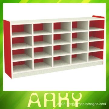 Kindergarten Wooden Furniture Children Shoe Storage Cabinets